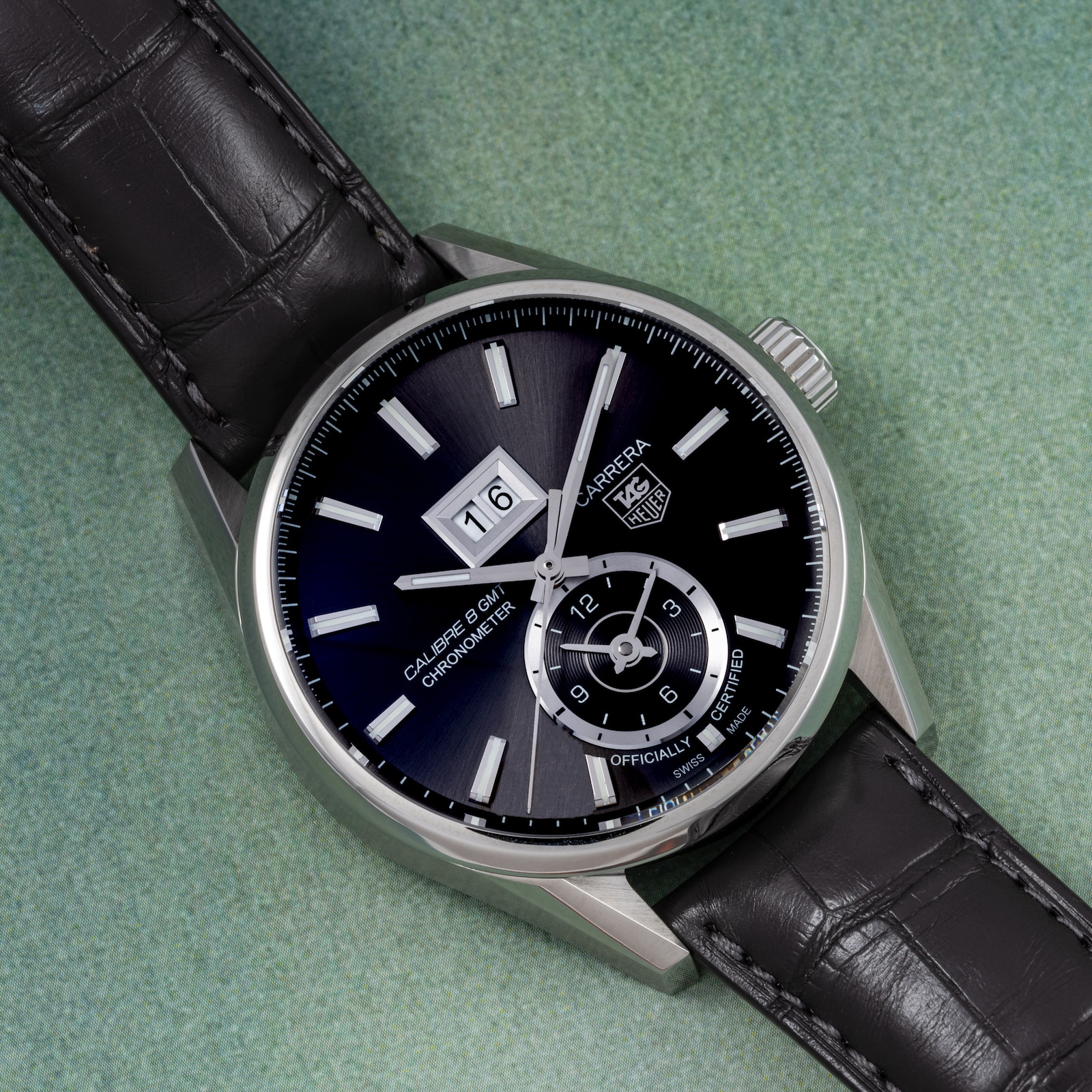 Pre-Owned TAG Heuer Carrea GMT Calibre 8