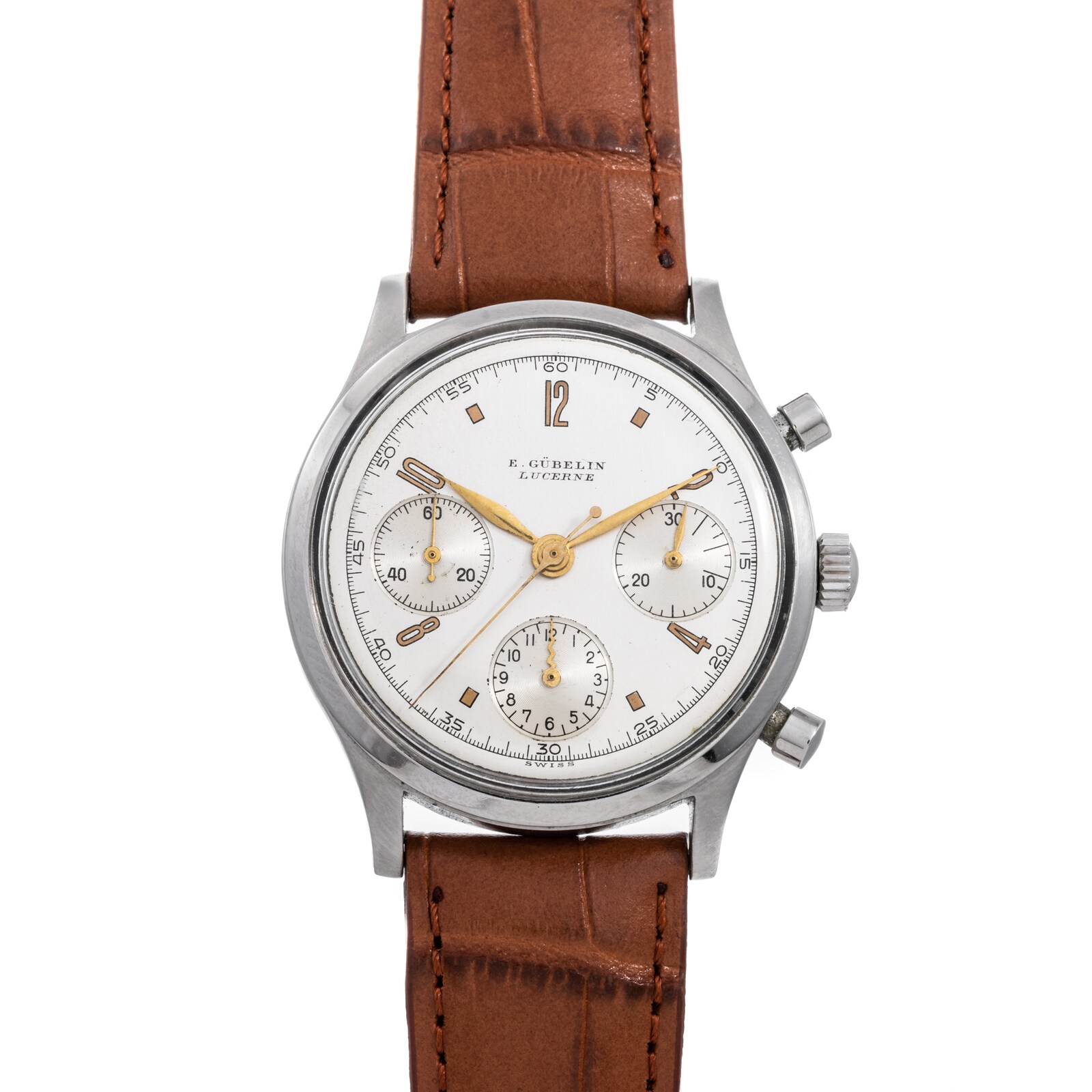 Pre-Owned Gubelin 'Oversize' Waterproof Chronograph