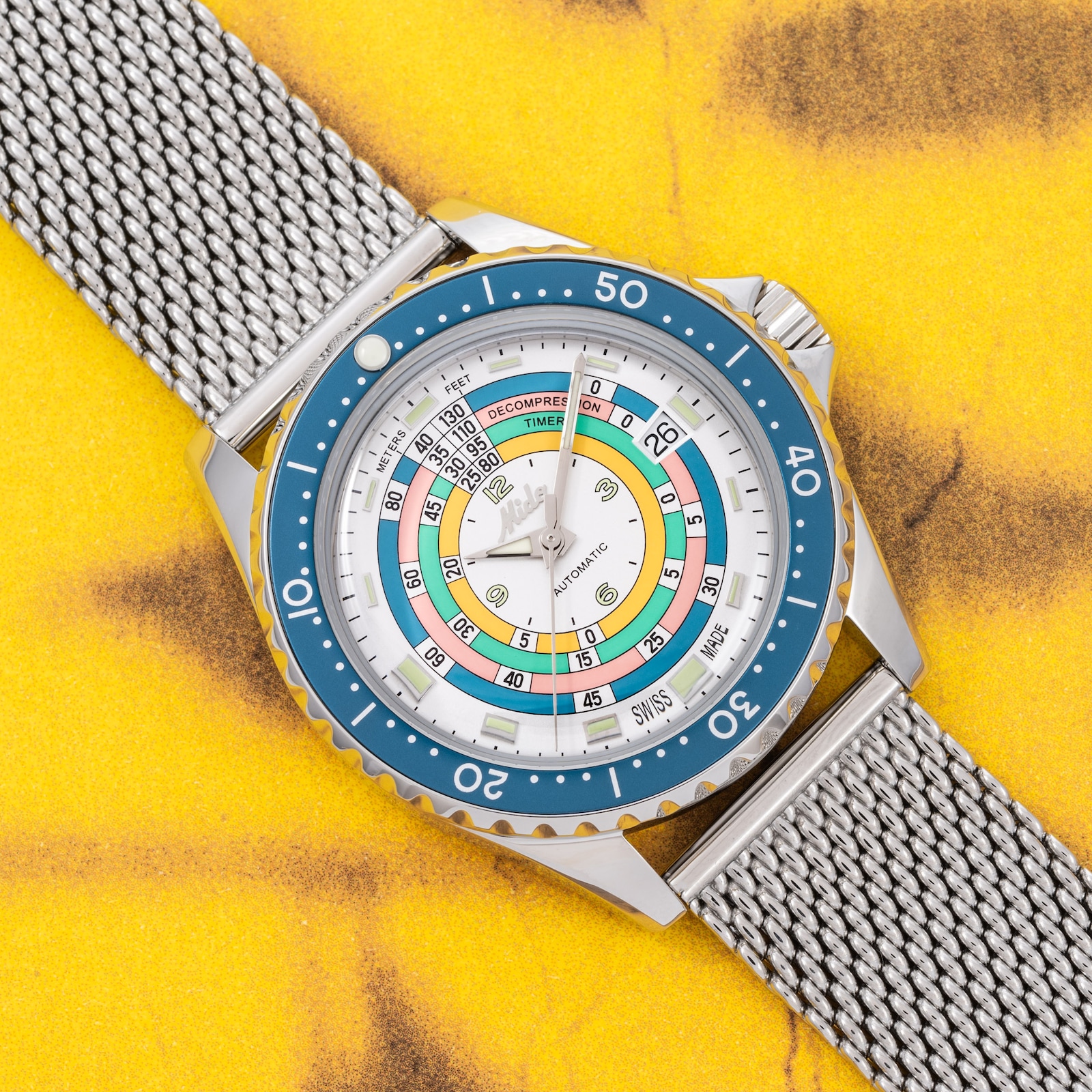 Pre-Owned Mido by Analog Shift Pre- Owned Mido Ocean Star Decompression Timer 1960