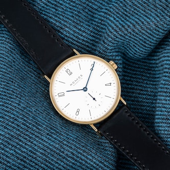 Pre-Owned NOMOS by Analog Shift NOMOS Tangente 35 18K