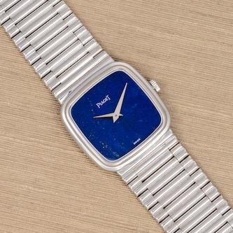 Pre-Owned Piaget White Gold 'Lapis' Dress Watch