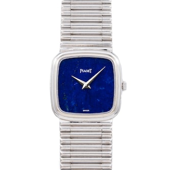 Pre-Owned Piaget White Gold 'Lapis' Dress Watch