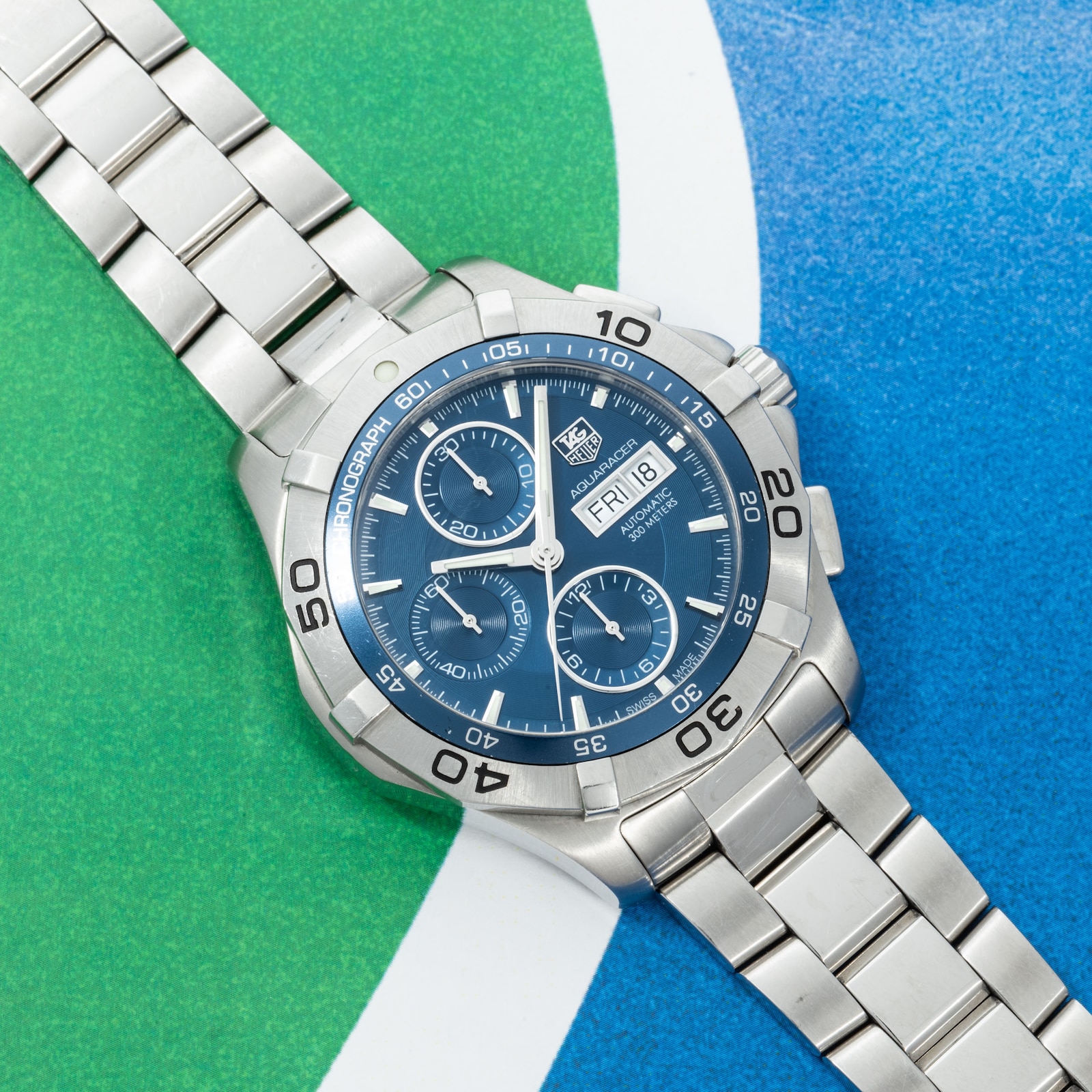 Pre-Owned TAG Heuer by Analog Shift Aquaracer Chronograph