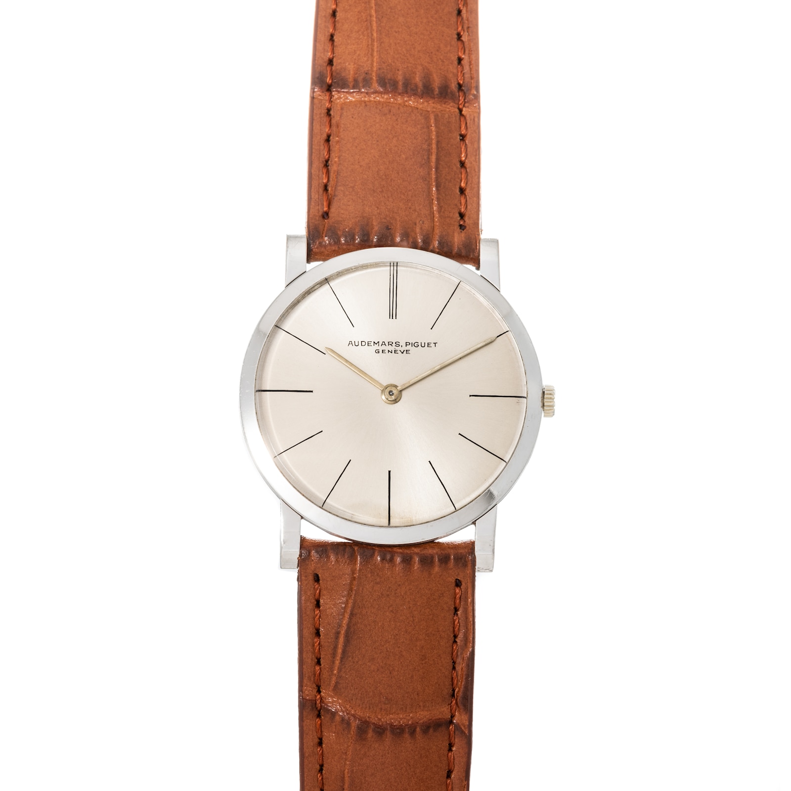 Pre-Owned Audemars Piguet Ultra Thick Steel Dress Watch