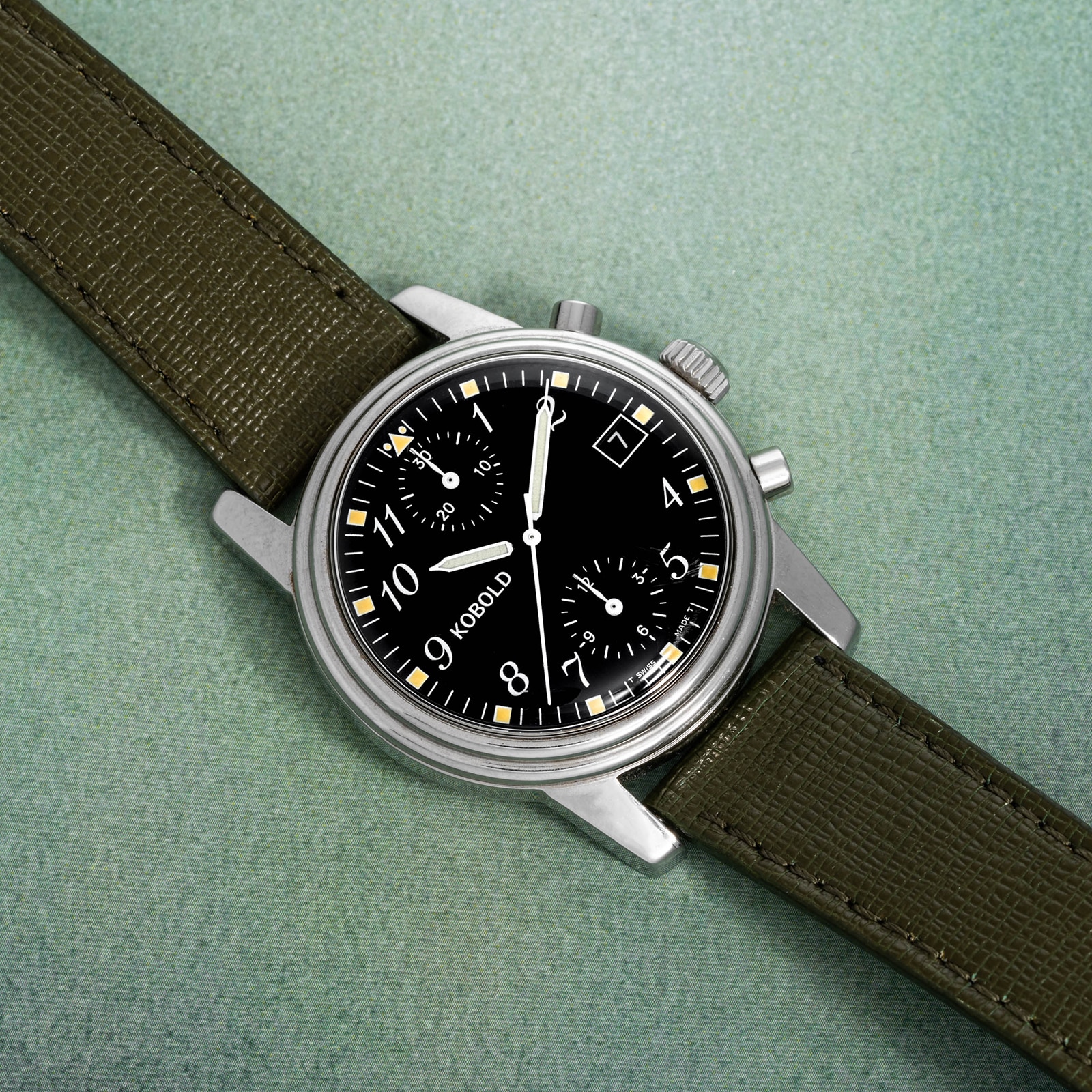 Pre-Owned Kobold by Analog Shift Kobold Professional B Pilot's Watch