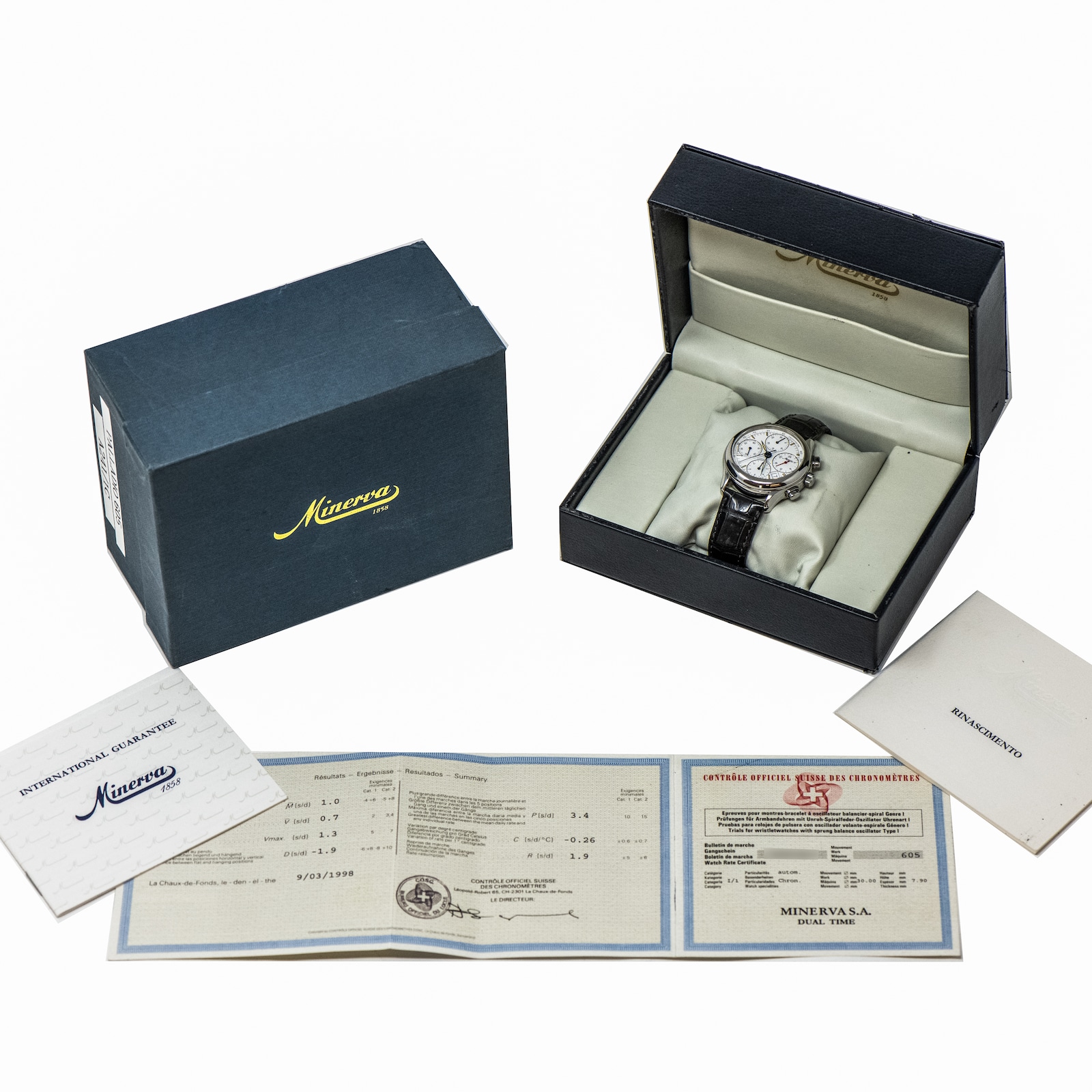 Pre-Owned Minerva Palladio Chronograph