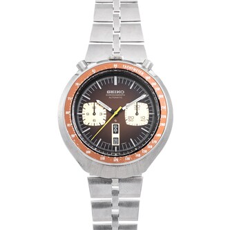 Pre-Owned Seiko by Analog Shift Seiko Automatic Chronograph 'Bullhead'