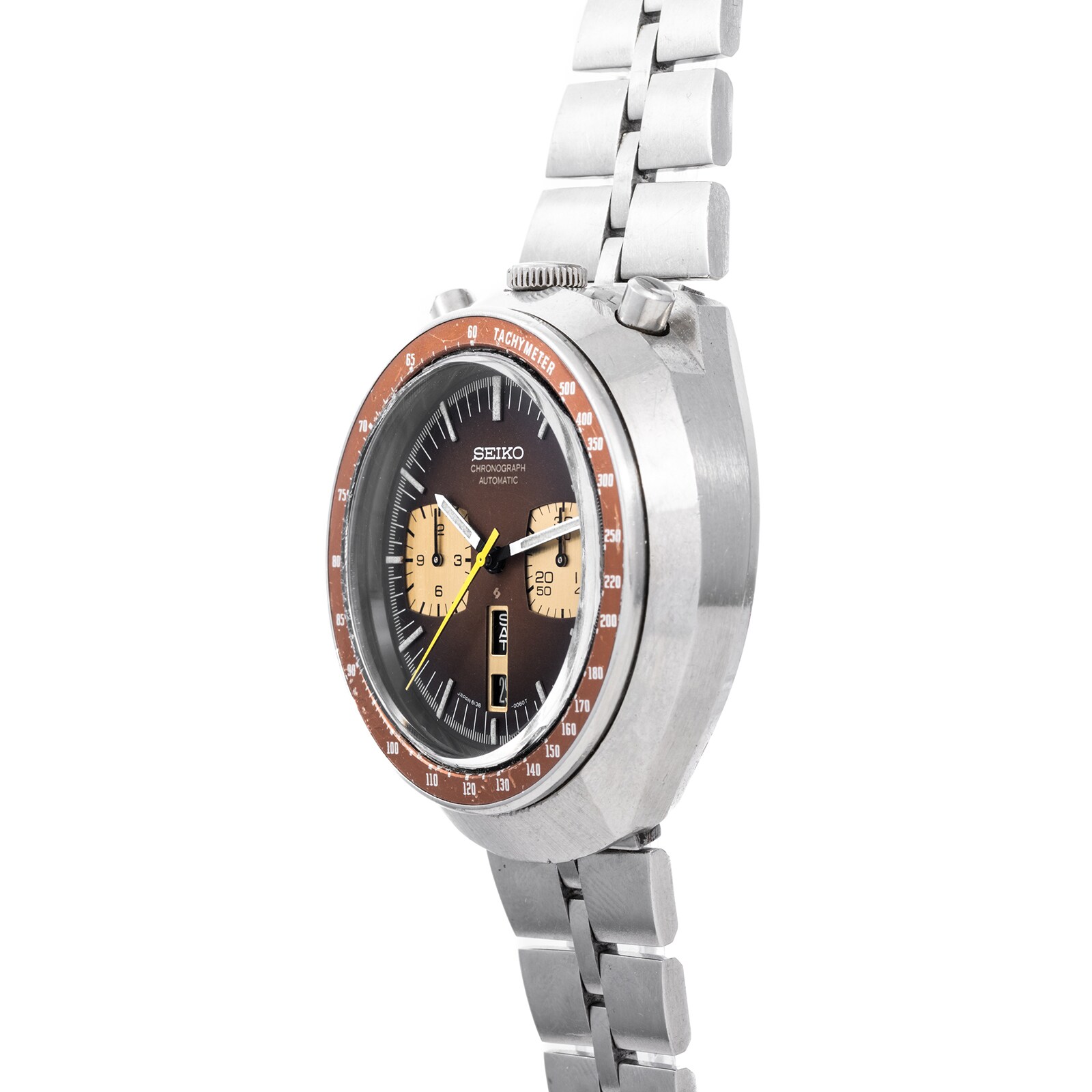 Pre-Owned Seiko by Analog Shift Seiko Automatic Chronograph 'Bullhead'