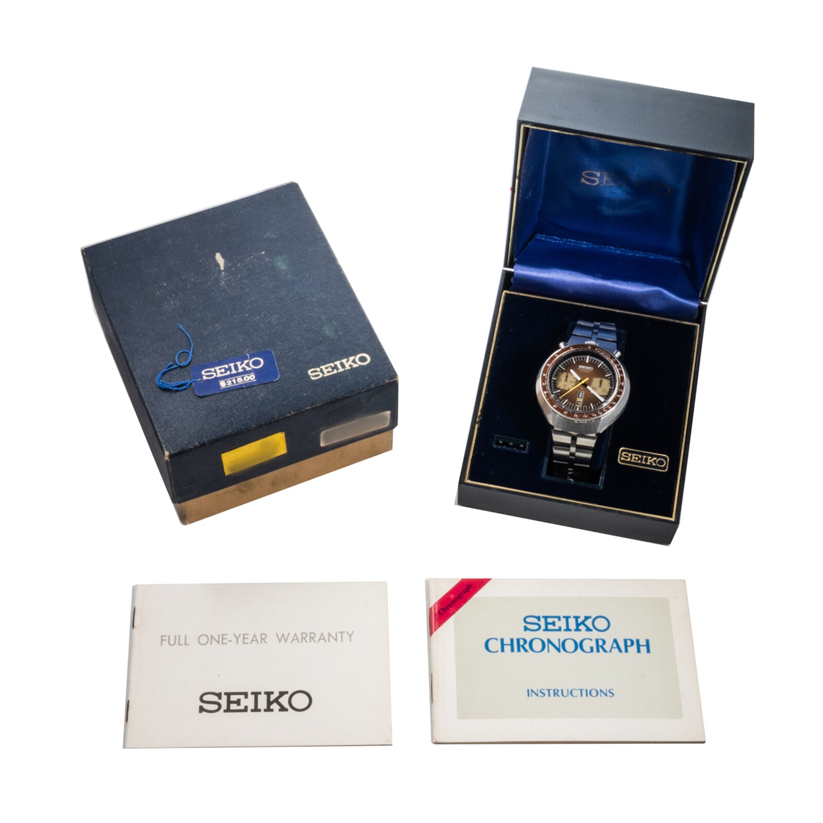 Pre-Owned Seiko by Analog Shift Seiko Automatic Chronograph 'Bullhead'