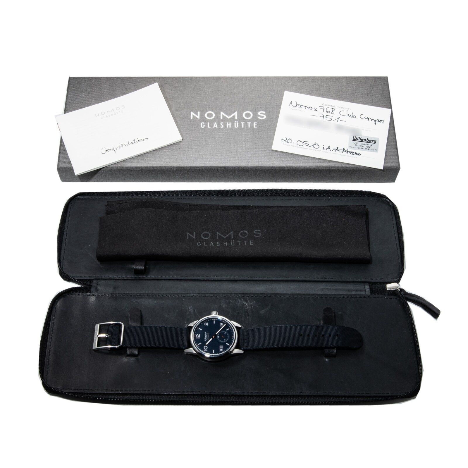 Pre-Owned NOMOS Club Campus Neomatik