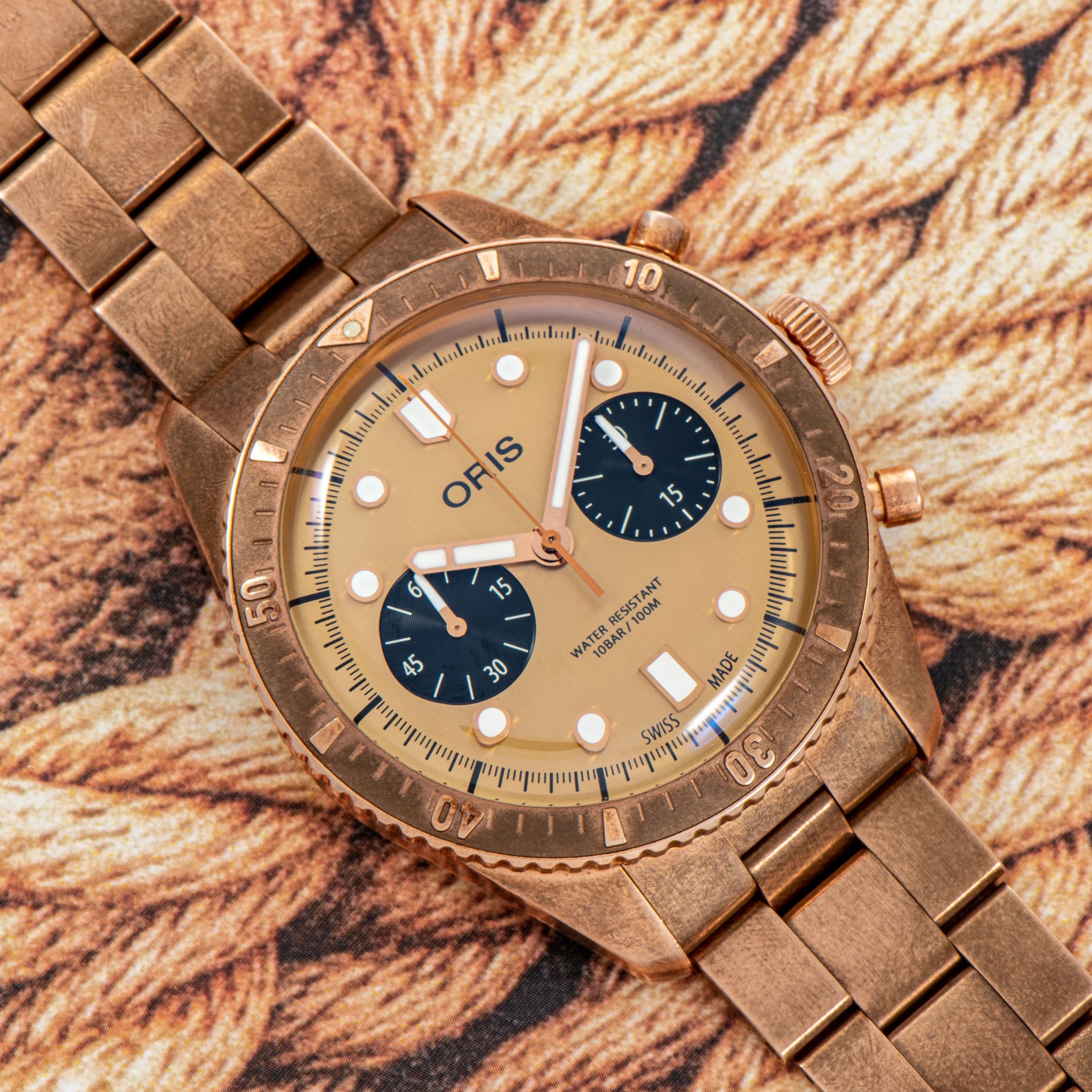 Oris bronze outlet chrono