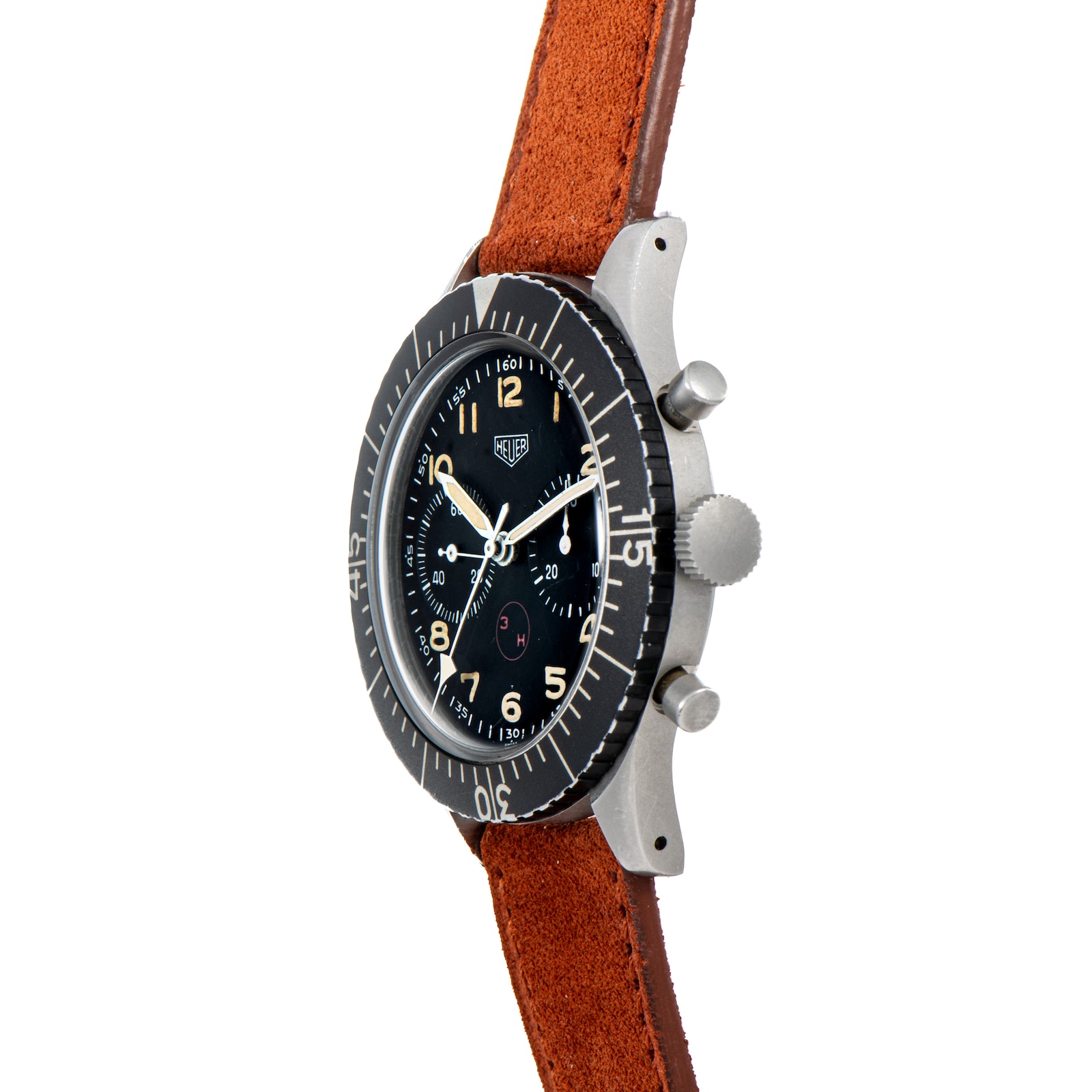 Pre-Owned Heuer by Analog Shift Heuer Bundeswehr 3H Flyback Chronograph