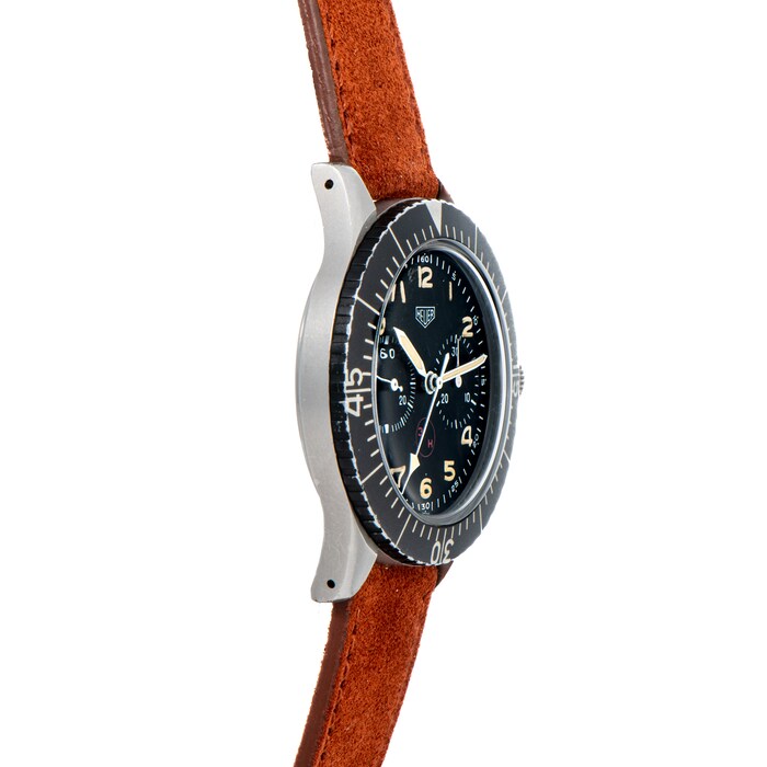 Pre-Owned Heuer by Analog Shift Heuer Bundeswehr 3H Flyback Chronograph