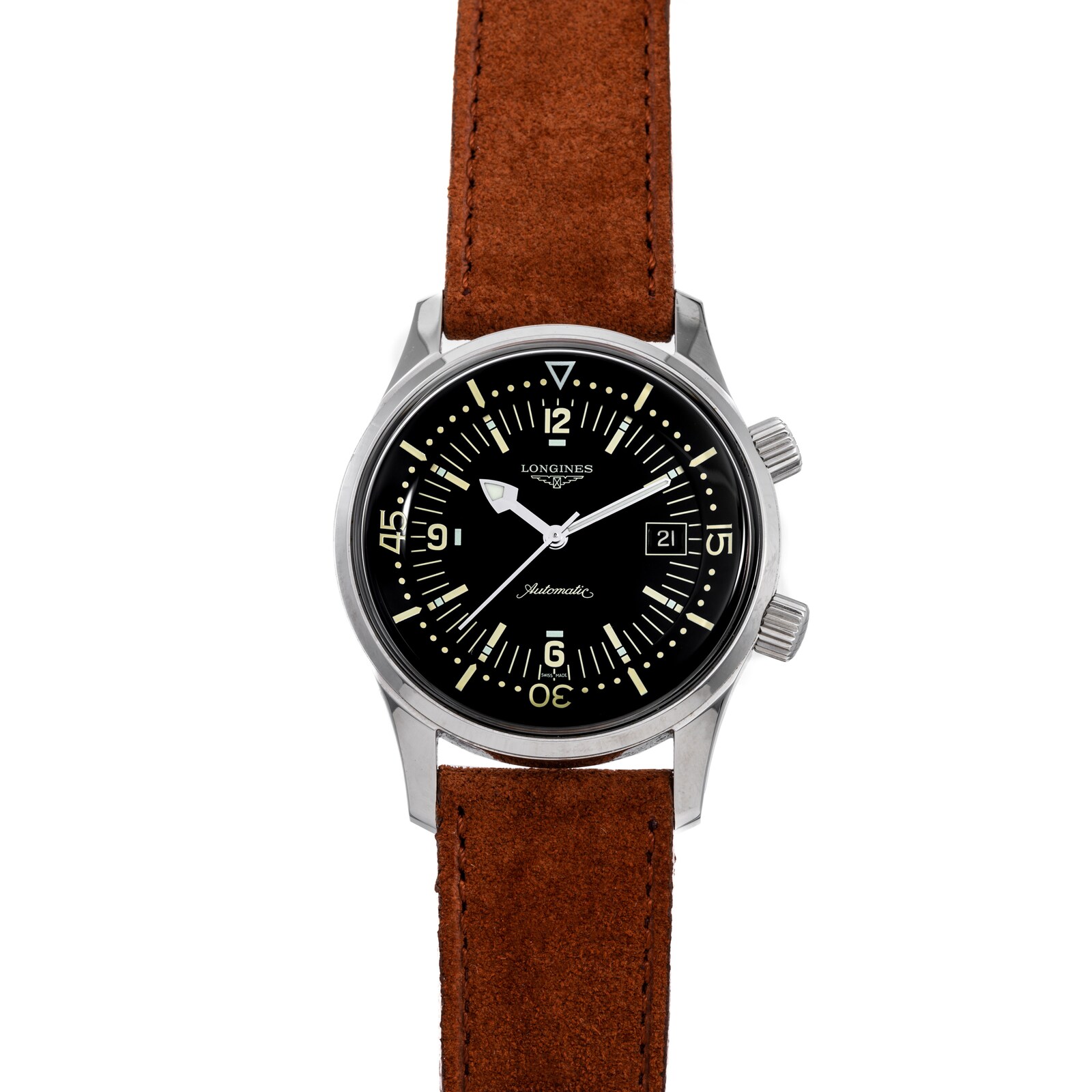 Pre-Owned Longines by Analog Shift Legend Diver Date