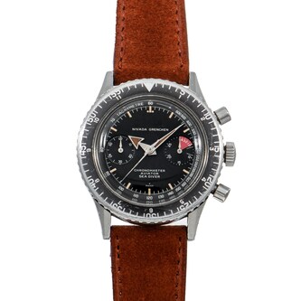 Pre-Owned Nivada Grenchen Chronomaster Aviator Sea Diver Chronograph