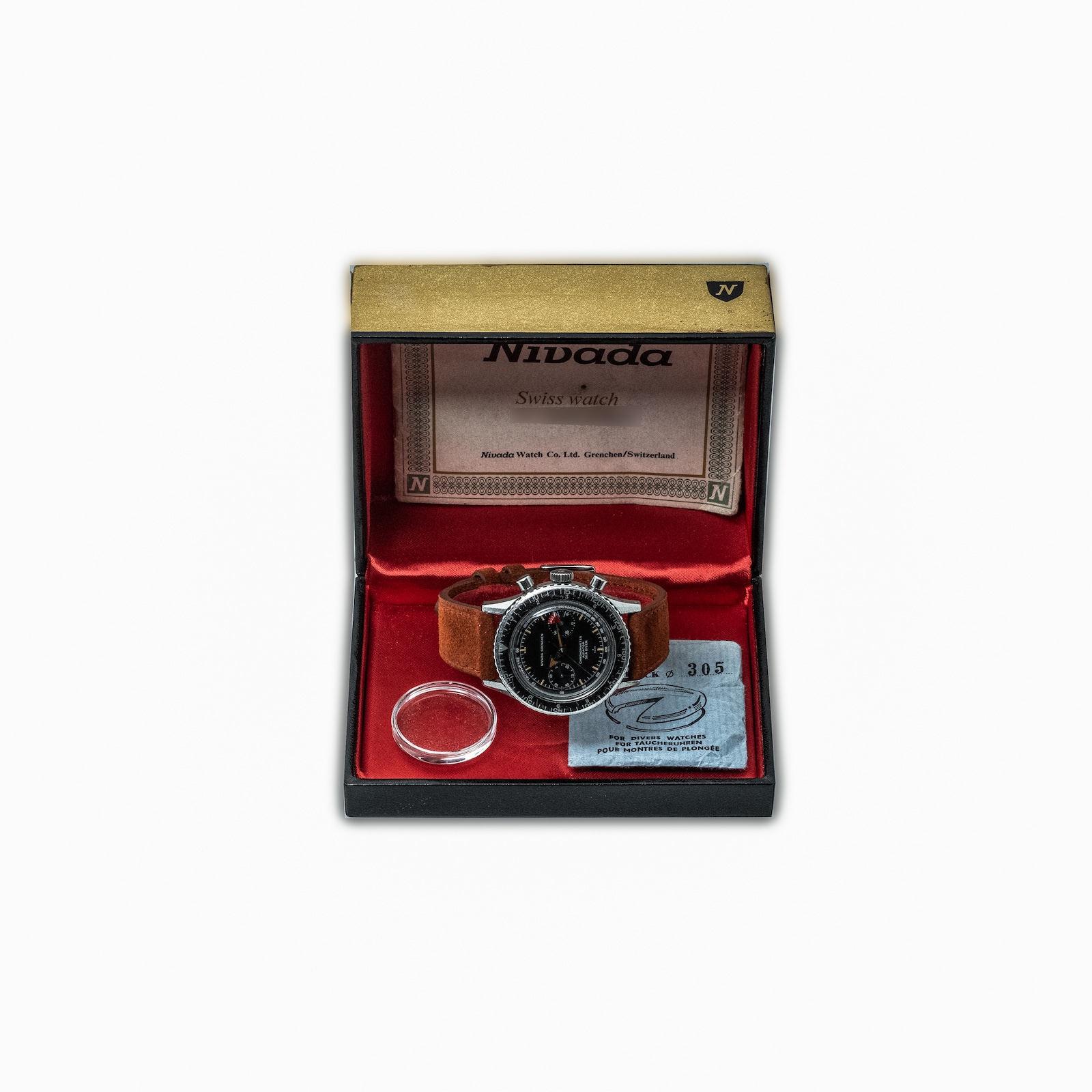 Pre-Owned Nivada Grenchen Chronomaster Aviator Sea Diver Chronograph