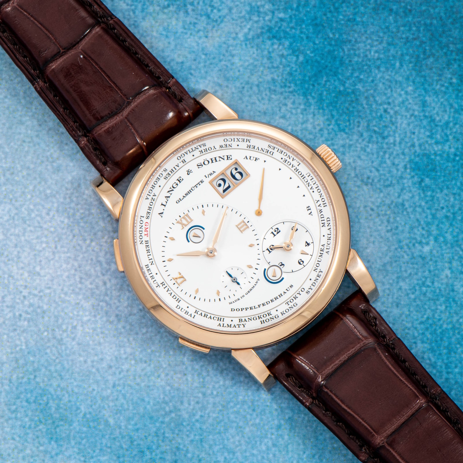 Pre-Owned A. Lange & Sohne Lange 1 Timezone