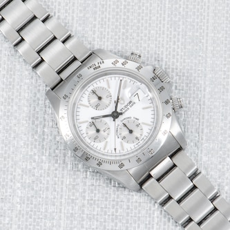 Pre-Owned Tudor Big Block' Chronograph 'Silver Albino'