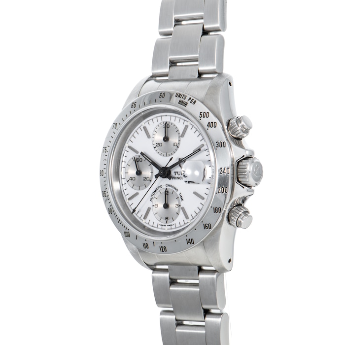 Pre-Owned Tudor Big Block' Chronograph 'Silver Albino'