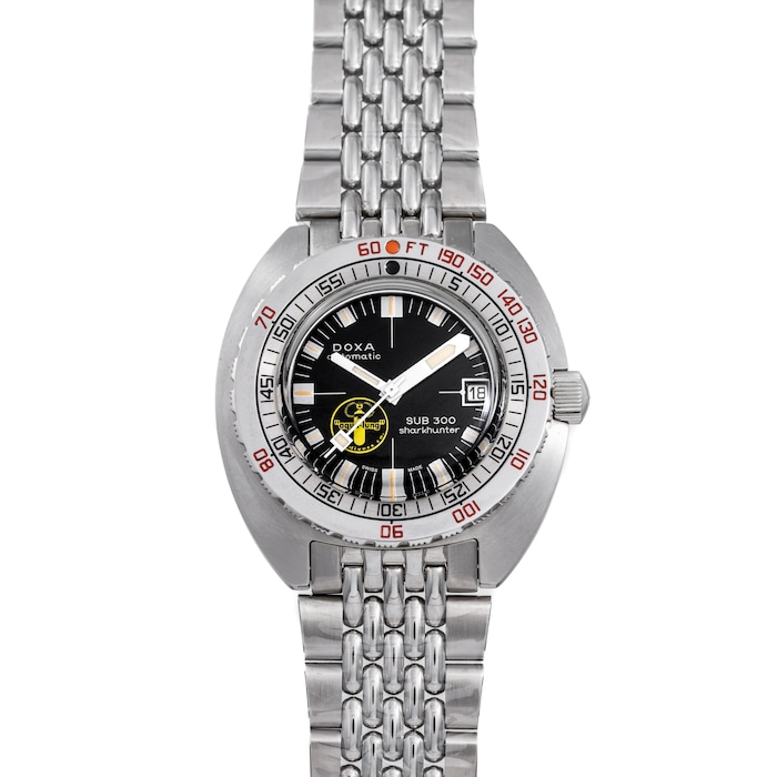 Pre-Owned DOXA Sub 300 Sharkhunter 'Blacklung' Limited Edition