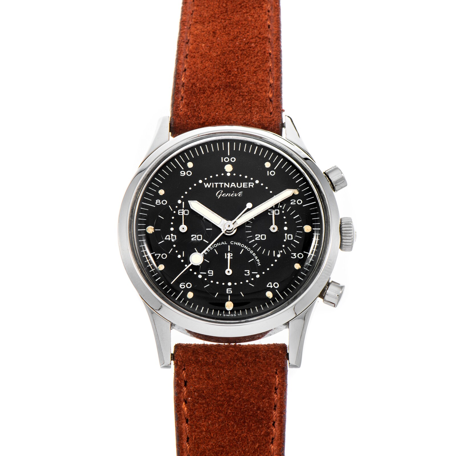 Pre-Owned Wittnauer by Analog Shift Wittnauer Professional Chronograph 242T