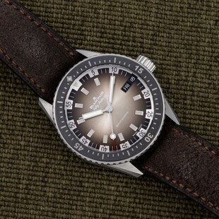 Pre-Owned Blancpain Fifty Fathoms Bathyscaphe Day Date Desert Edition