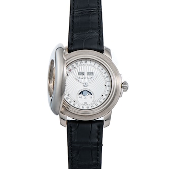 Pre-Owned Blancpain Half Hunter Complete Calendar Moonphase LE