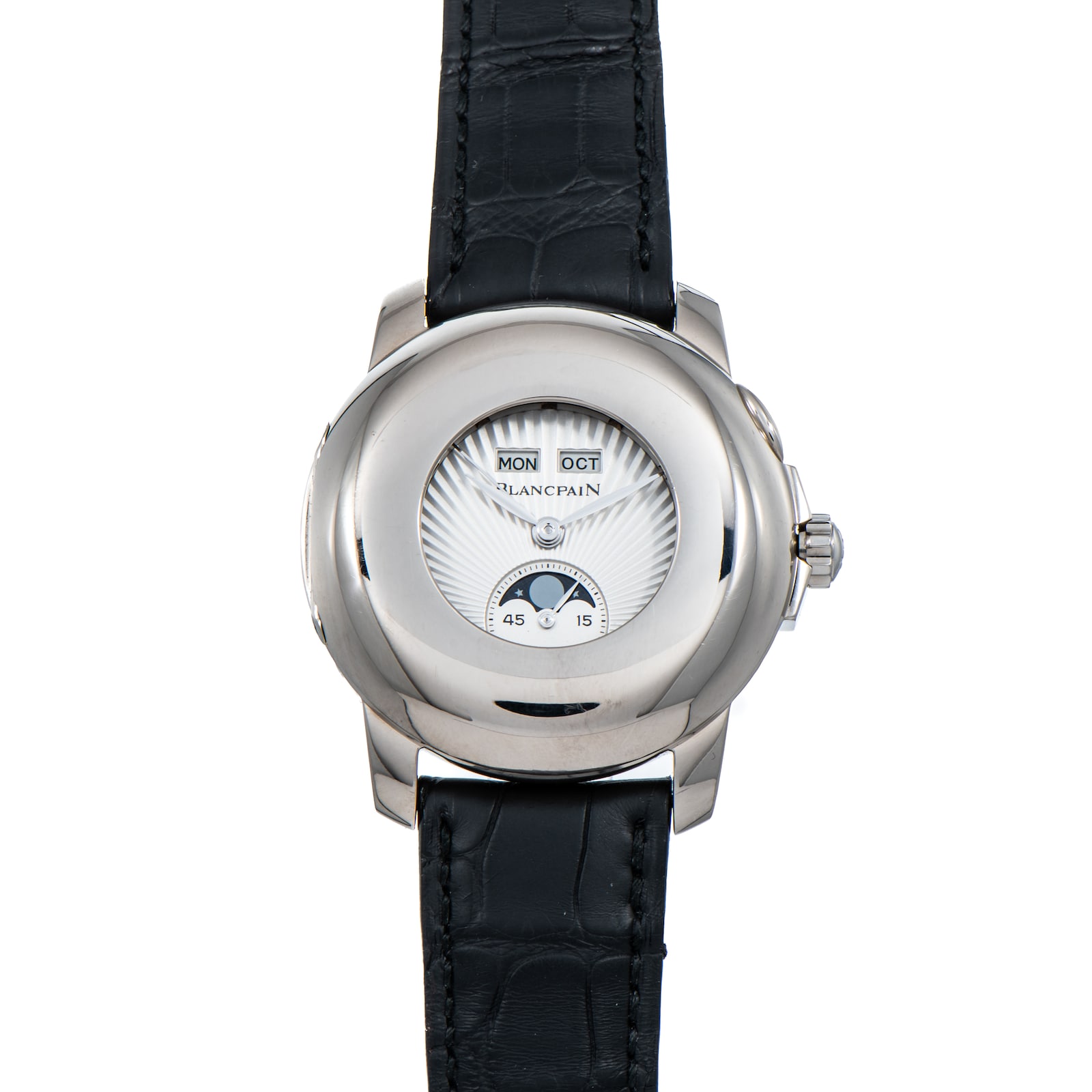 Pre-Owned Blancpain Half Hunter Complete Calendar Moonphase LE