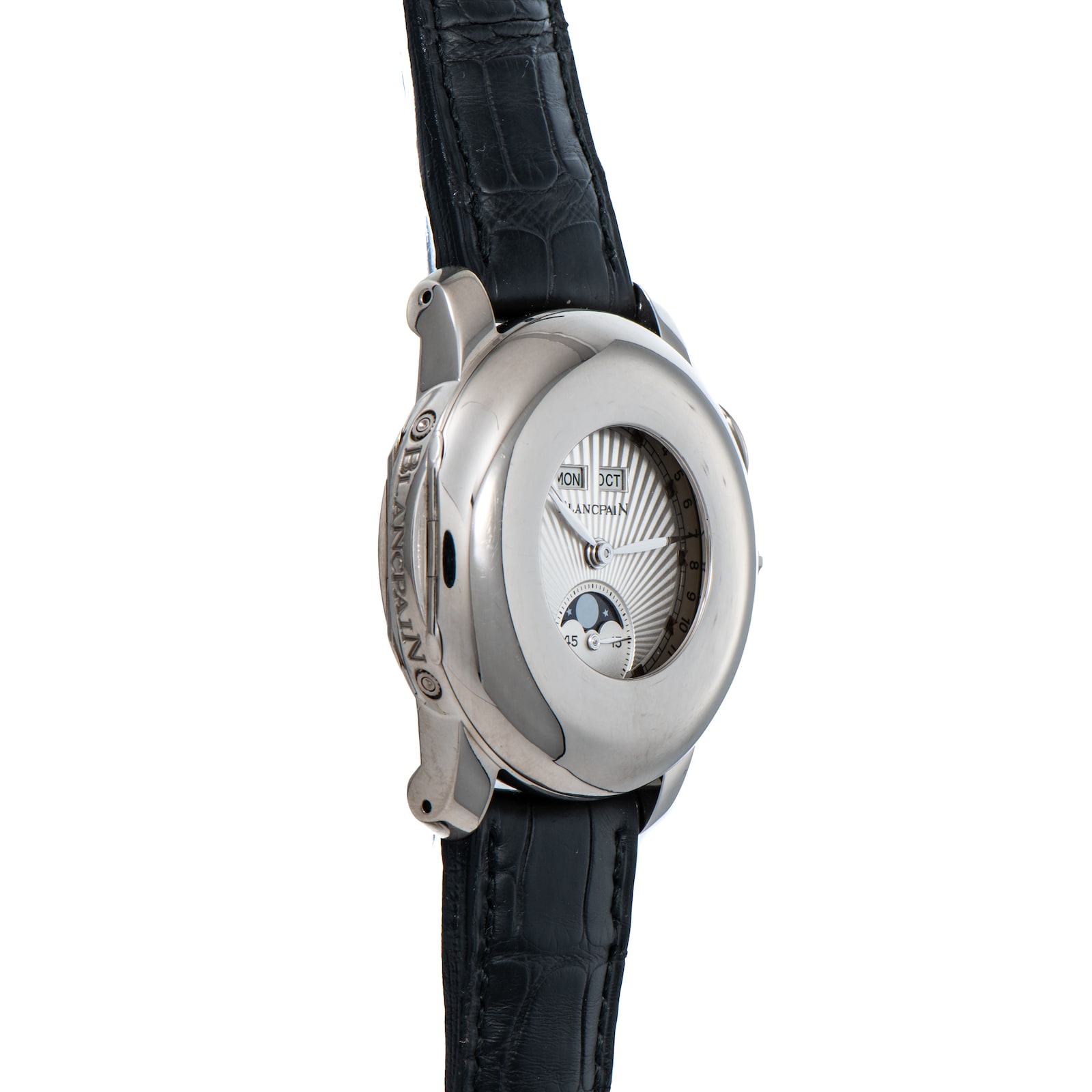 Pre-Owned Blancpain Half Hunter Complete Calendar Moonphase LE