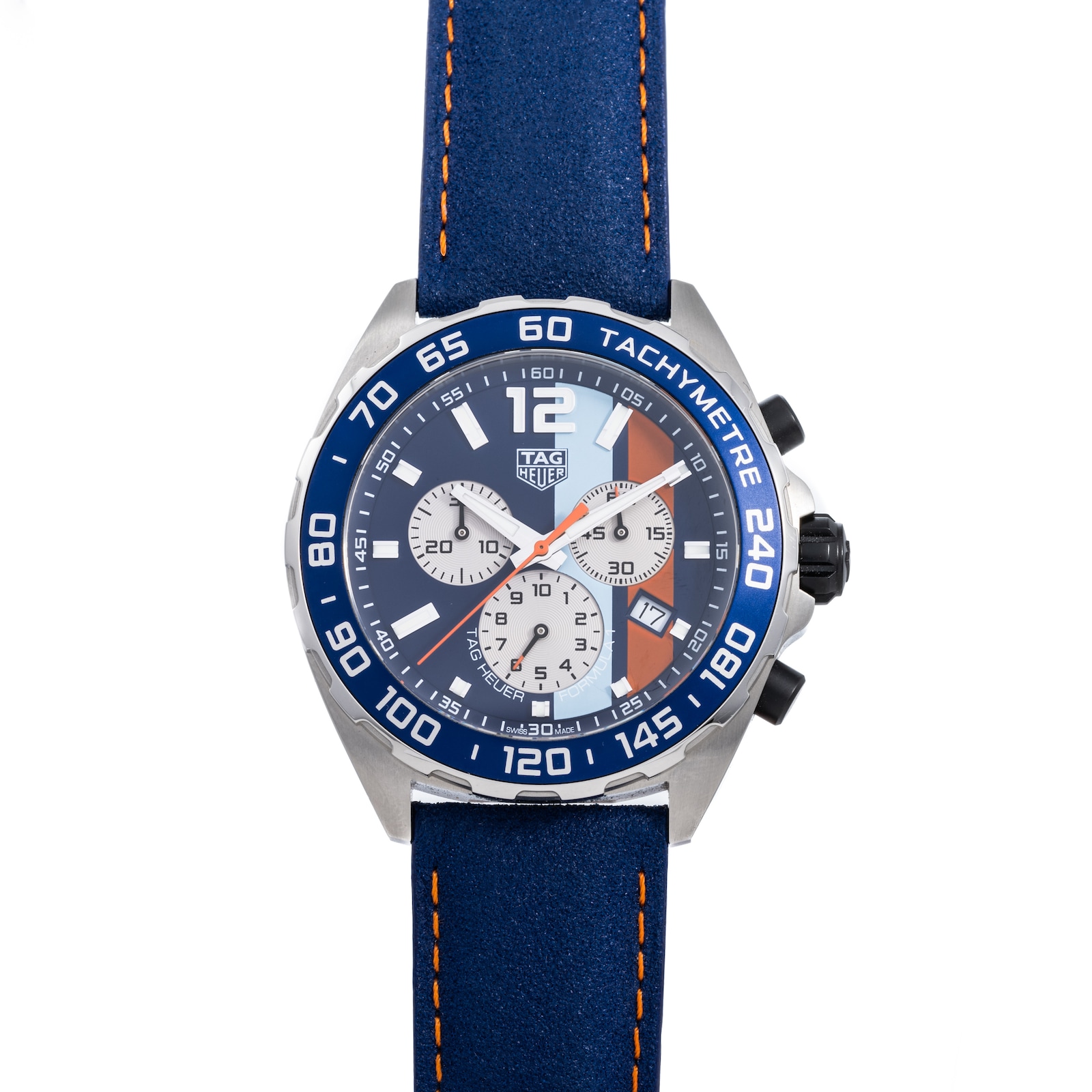 Pre-Owned TAG Heuer by Analog Shift F1 Chronograph 'Gulf'