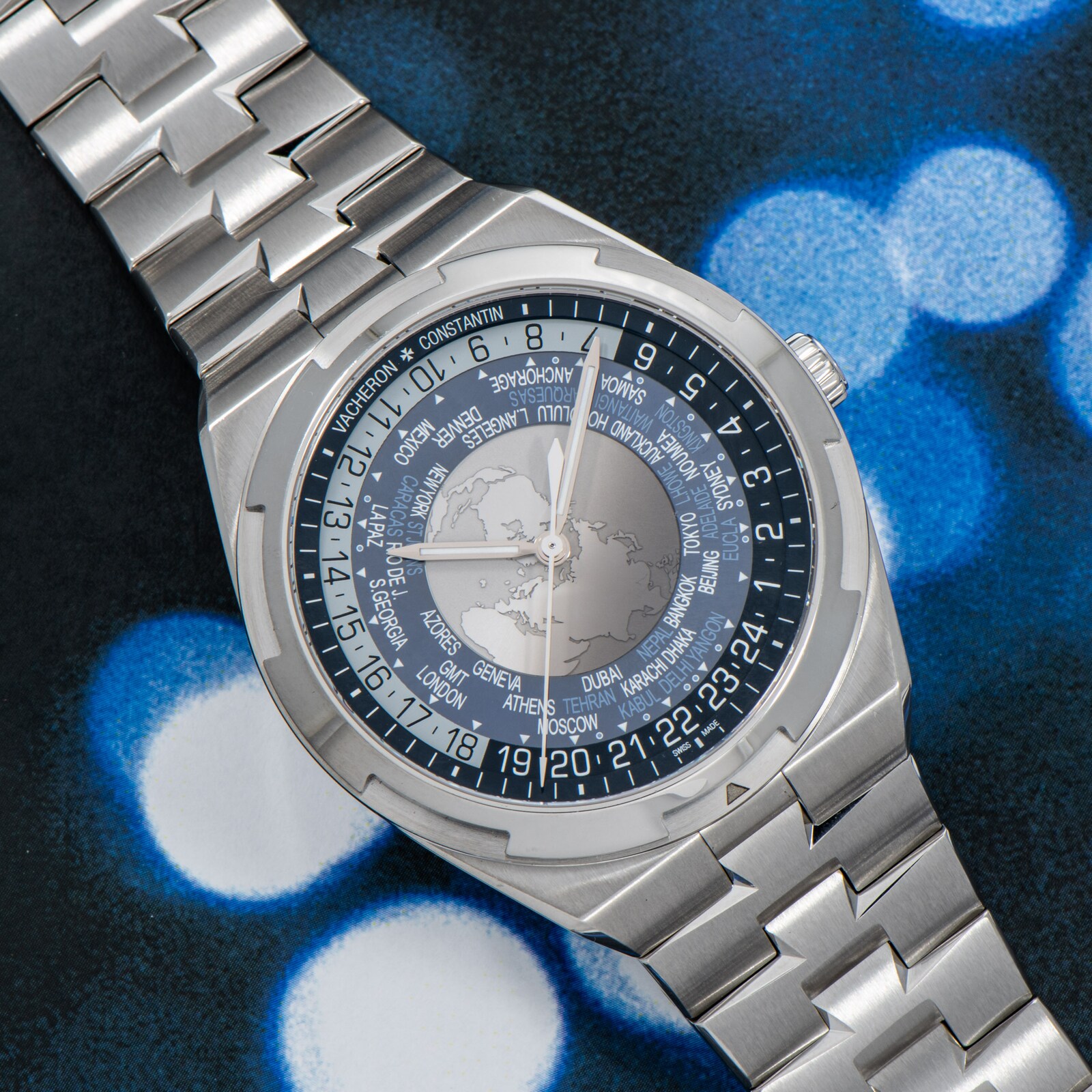 Overseas Certified Pre Owned Watch in Silver - Vacheron Constantin