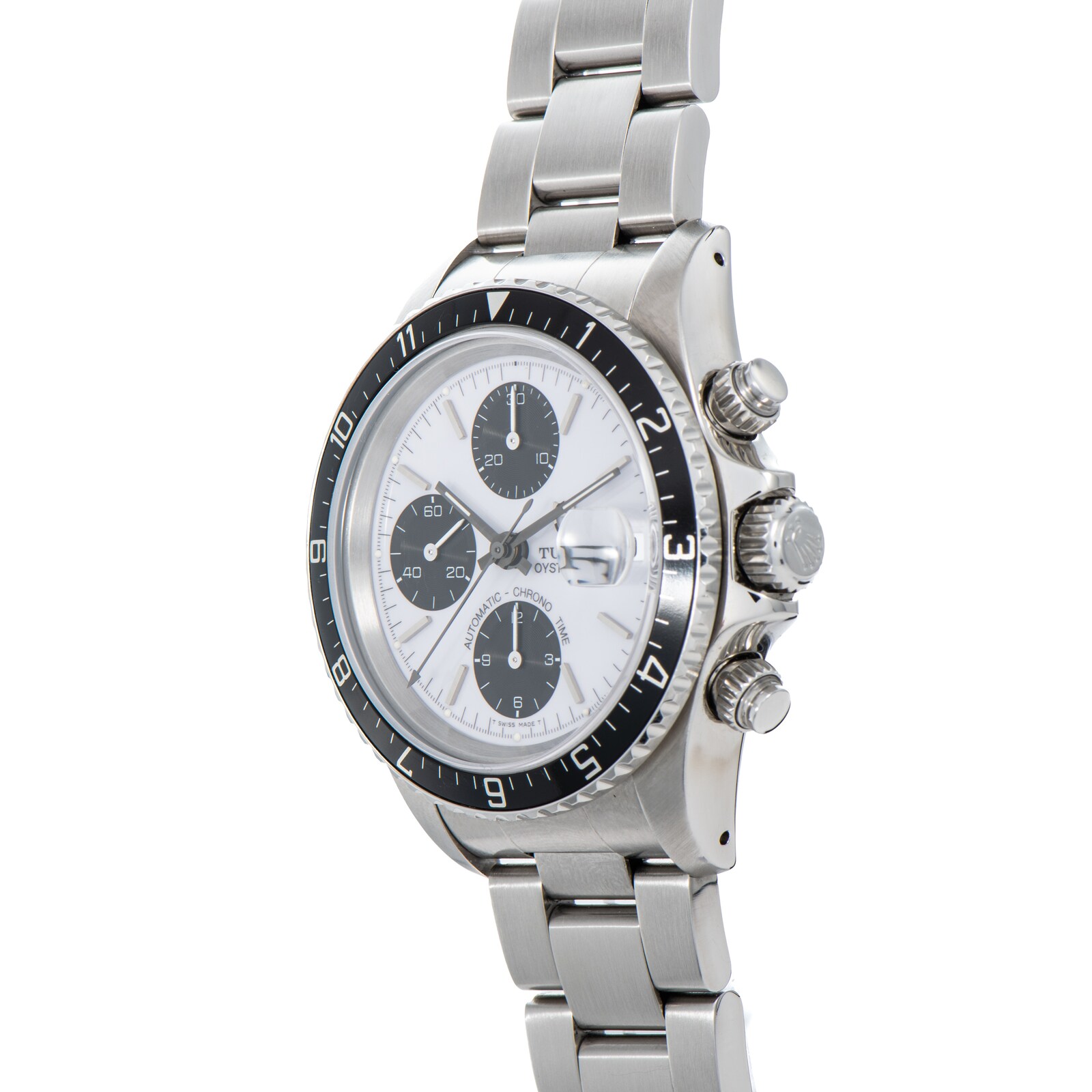 Pre-Owned Tudor Oysterdate Chronograph 'Big Block' Panda Dial