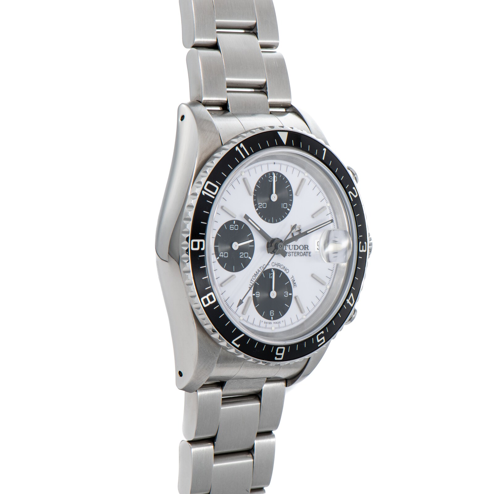 Pre-Owned Tudor Oysterdate Chronograph 'Big Block' Panda Dial