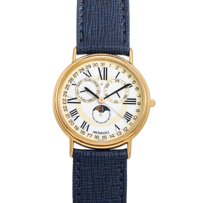Pre-Owned Movado Annual Calendar Triple Date Moonphase