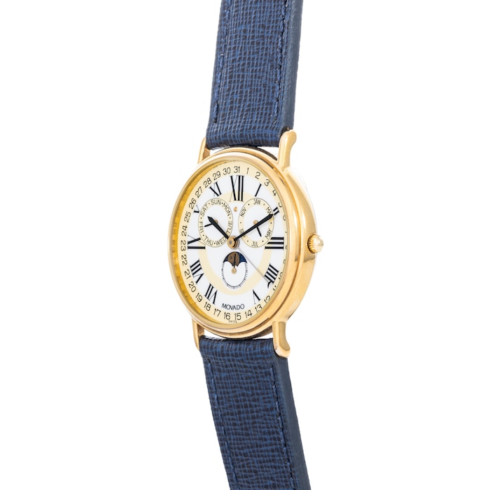 Pre-Owned Movado Annual Calendar Triple Date Moonphase
