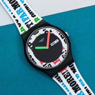 Pre-Owned Swatch On Her Majesty's Secret Service 2020 James Bond Collection