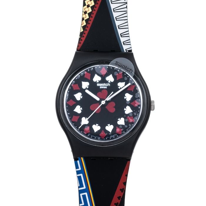 Pre-Owned Swatch Casino Royale 2020 James Bond Collection