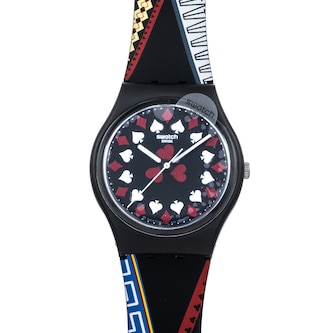 Pre-Owned Swatch Casino Royale 2020 James Bond Collection