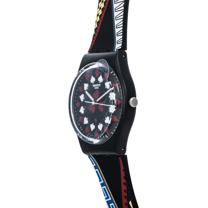 Pre-Owned Swatch Casino Royale 2020 James Bond Collection