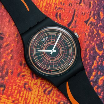 Pre-Owned Swatch The World Is Not Enough 2020 James Bond Collection