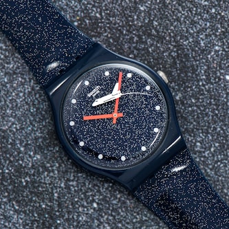 Pre-Owned Swatch Moonraker 2020 James Bond Collection