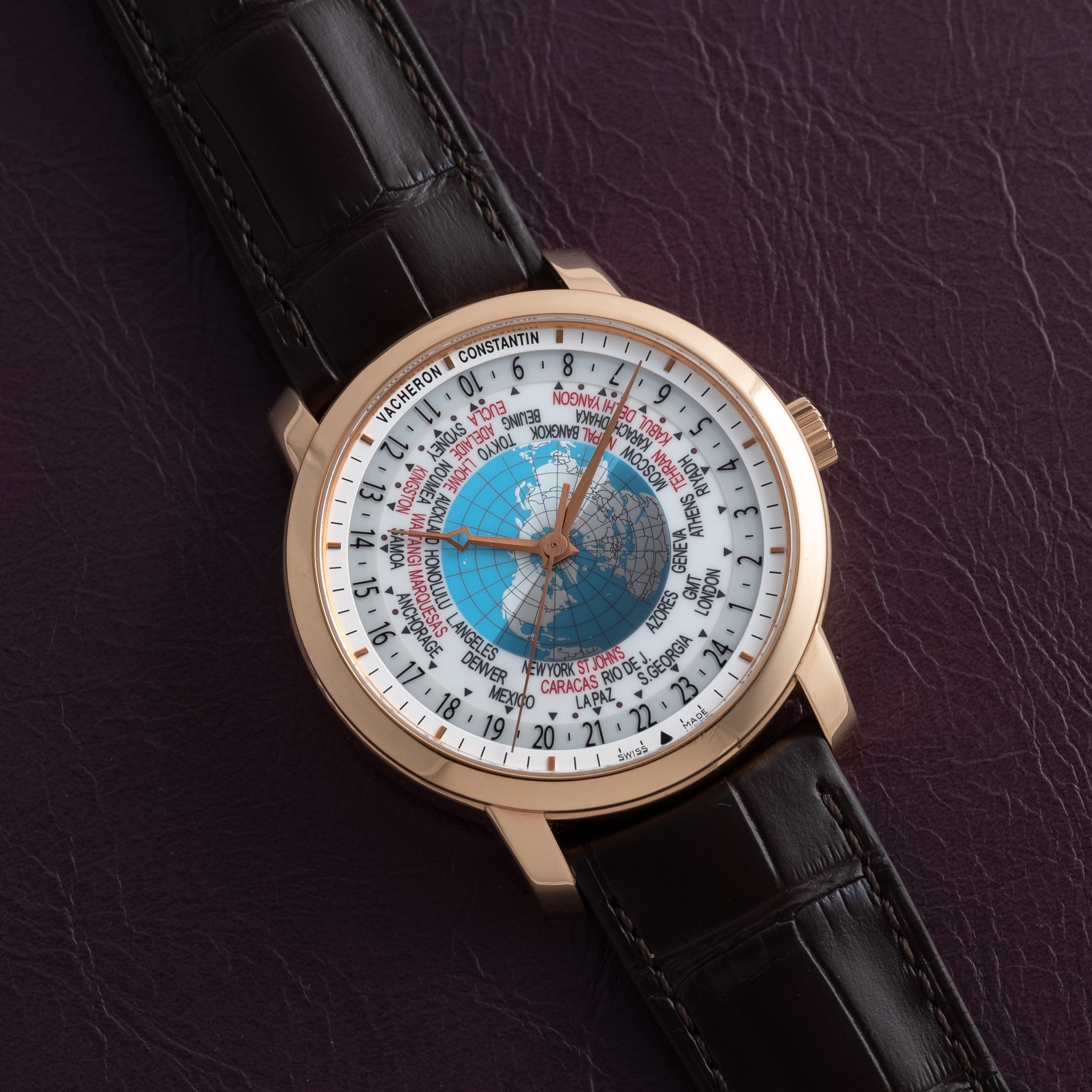 Vacheron constantin patrimony traditionnelle world clearance time