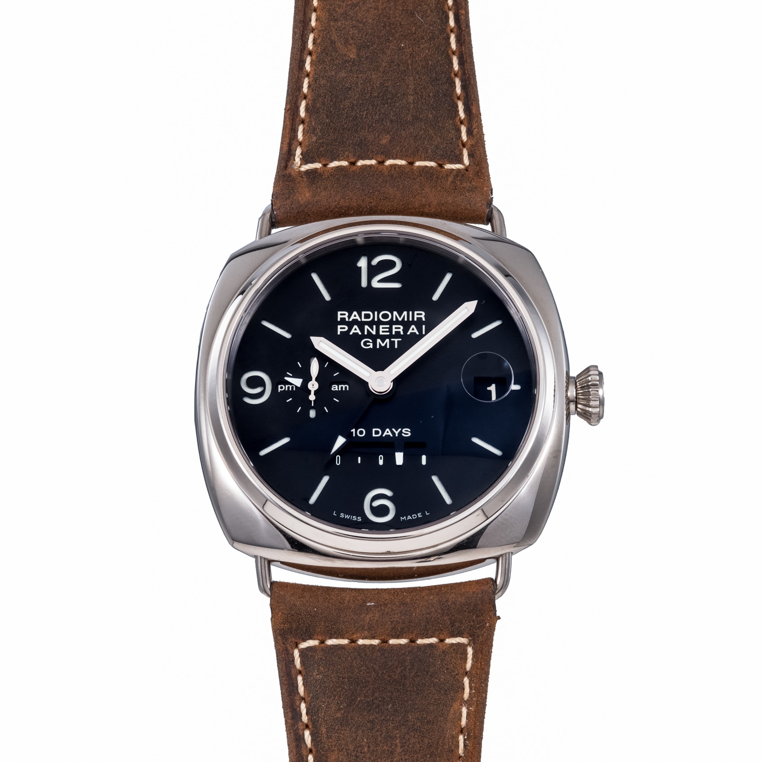 Pre Owned Panerai Radiomir 10 Days GMT 40990686 EWATC07942 Mayors