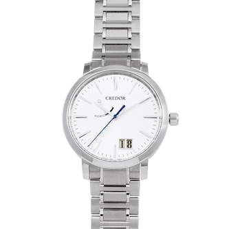 Pre-Owned Credor Spring Drive 'Big Date'
