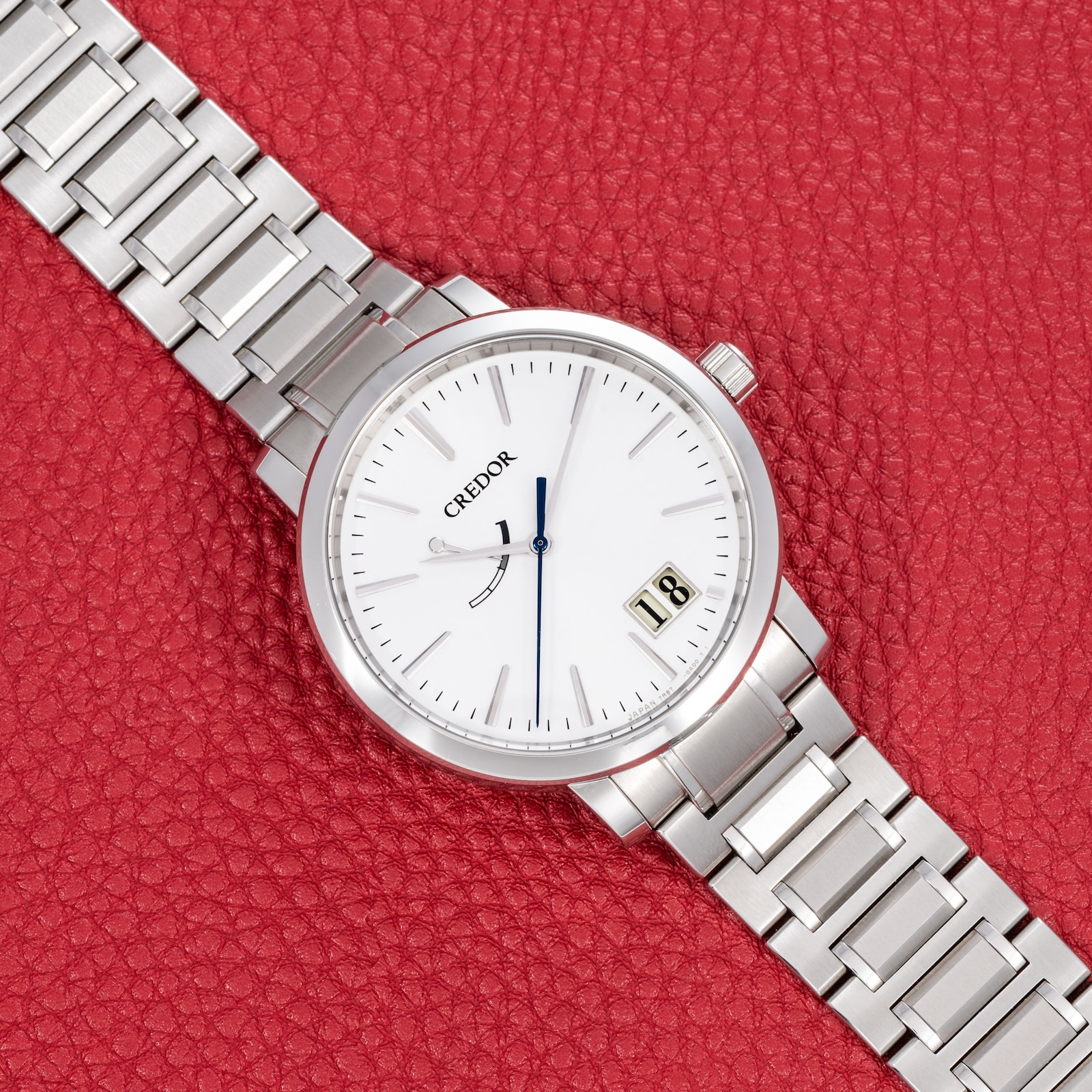 Pre-Owned Credor Spring Drive 'Big Date'