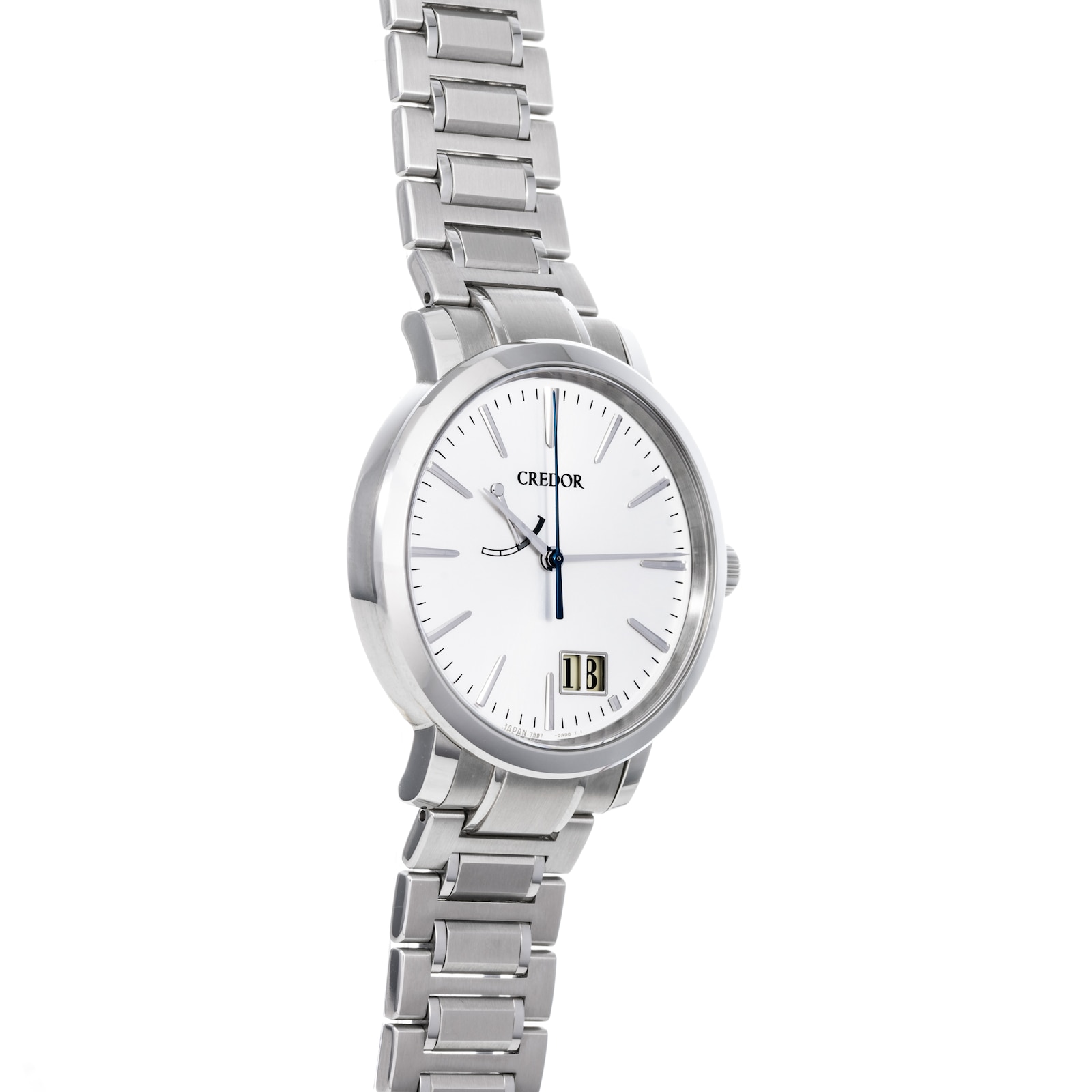 Pre-Owned Credor Spring Drive 'Big Date'