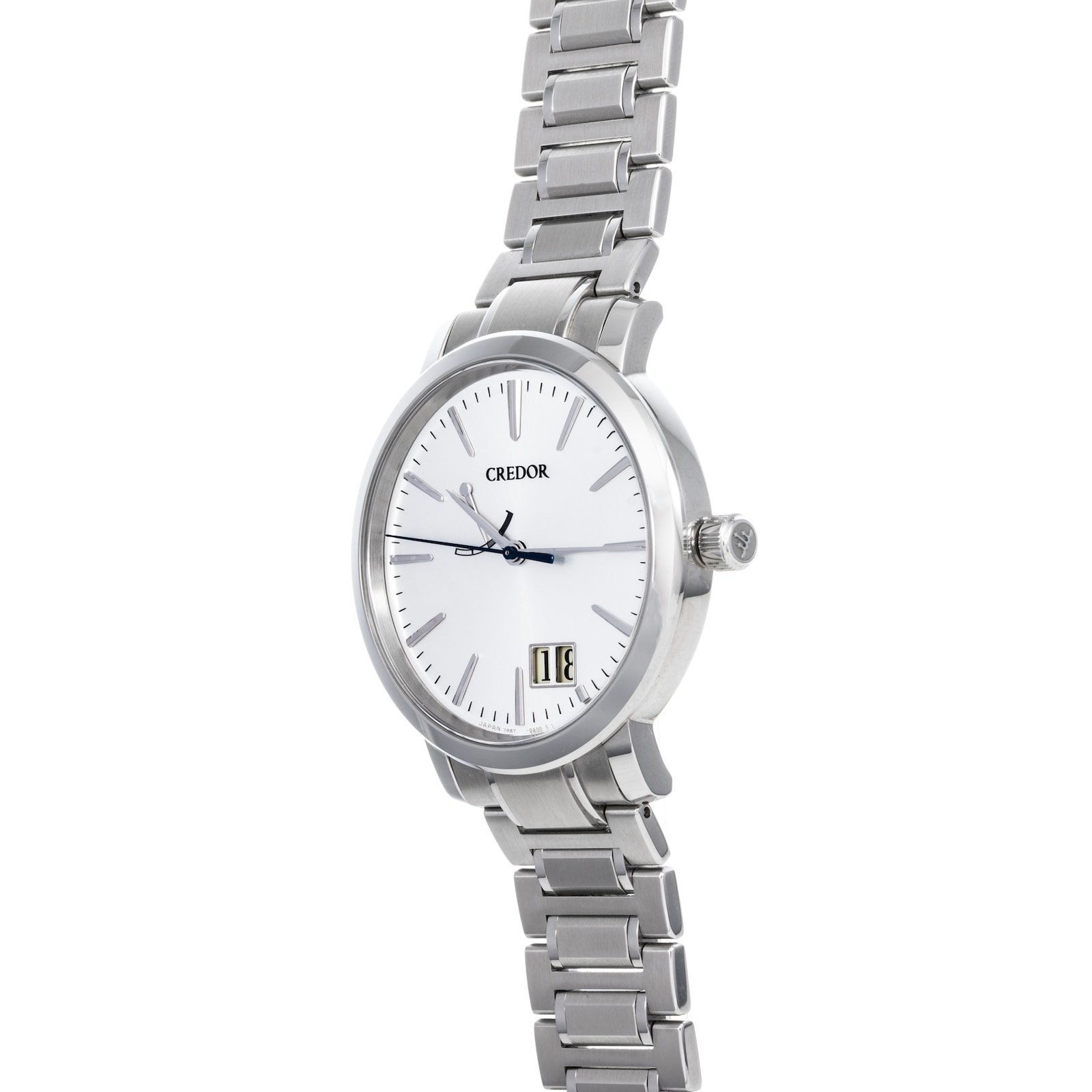 Pre-Owned Credor Spring Drive 'Big Date'