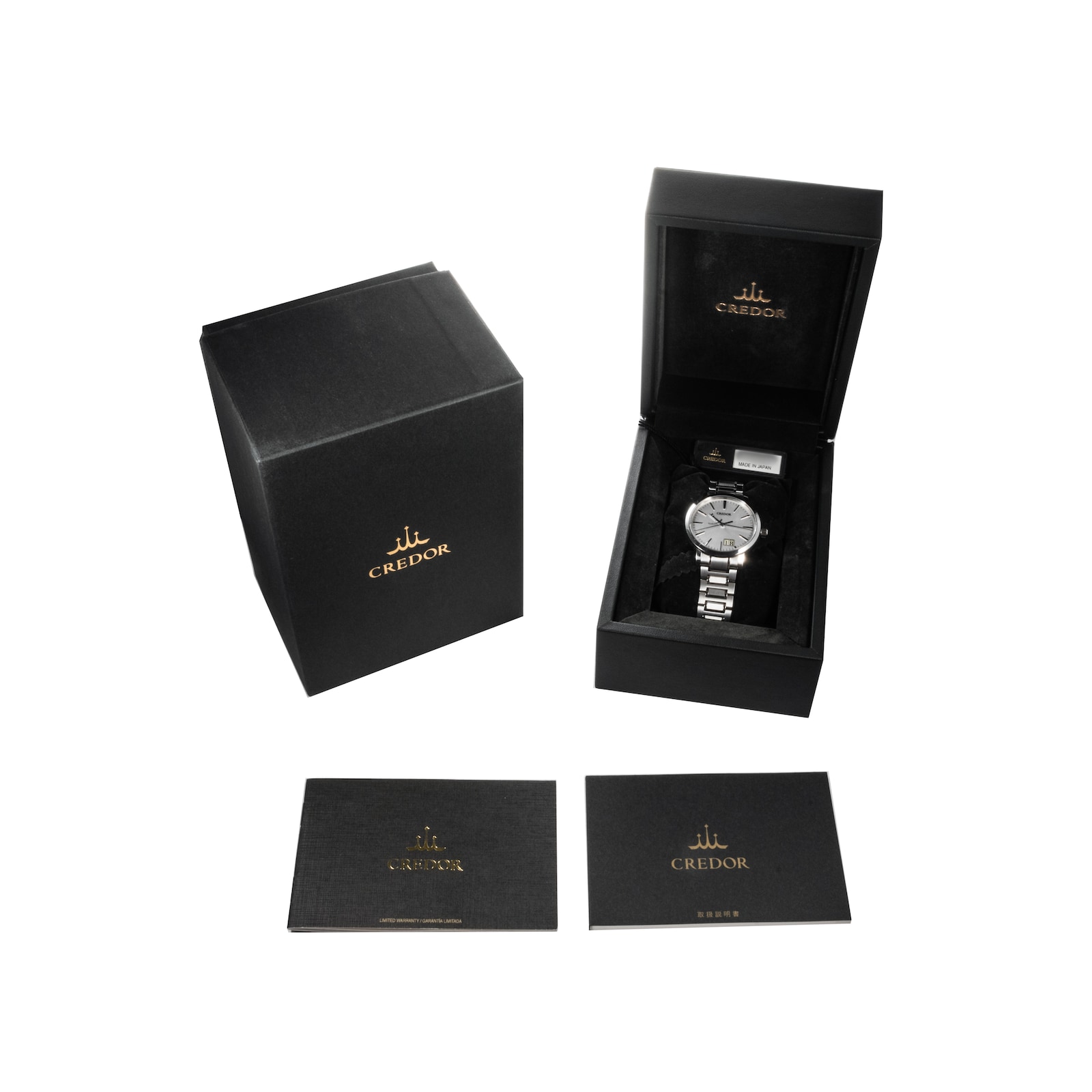 Pre-Owned Credor Spring Drive 'Big Date'