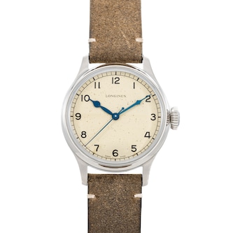 Pre-Owned Longines Heritage Millitary