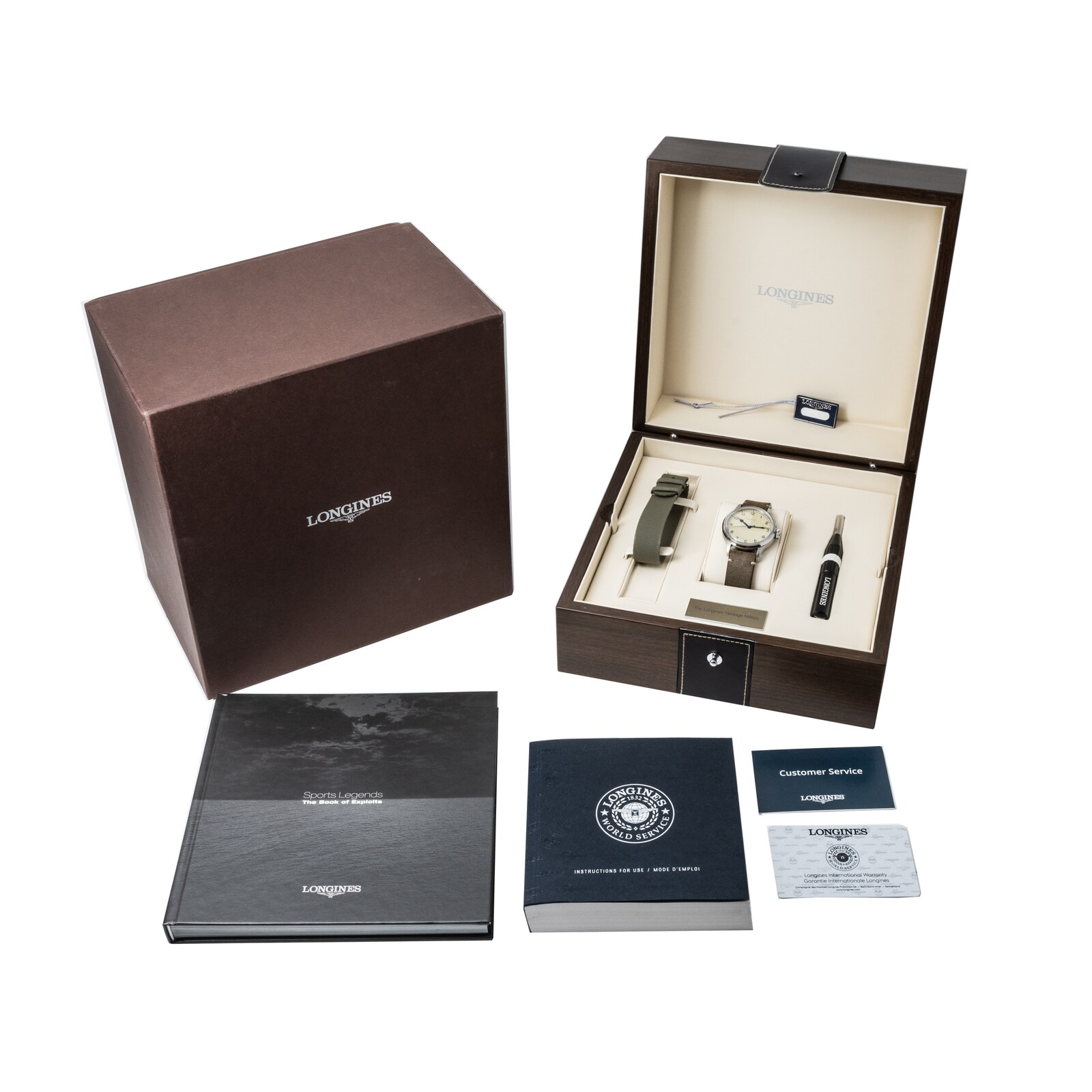 Pre-Owned Longines Heritage Millitary